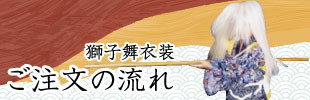 ホームページトップバナー獅子舞衣装