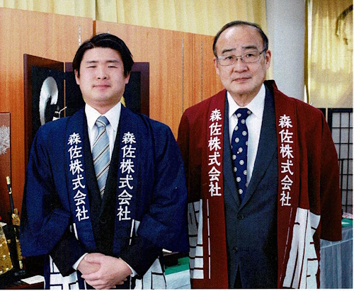 森佐の店長、社長の画像です。2021年撮影